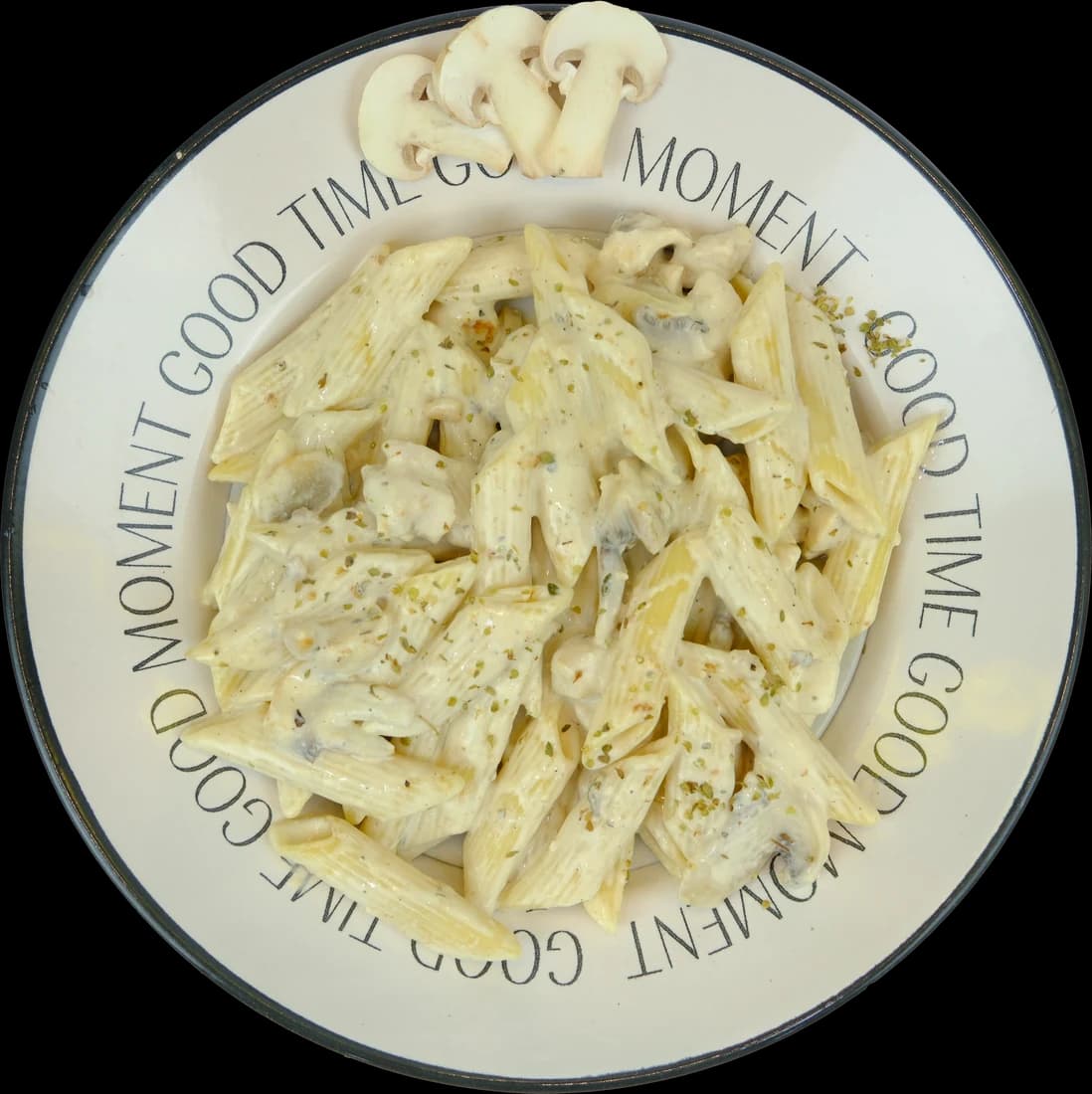 Kremalı Mantarlı Tavuklu Soslu Makarna