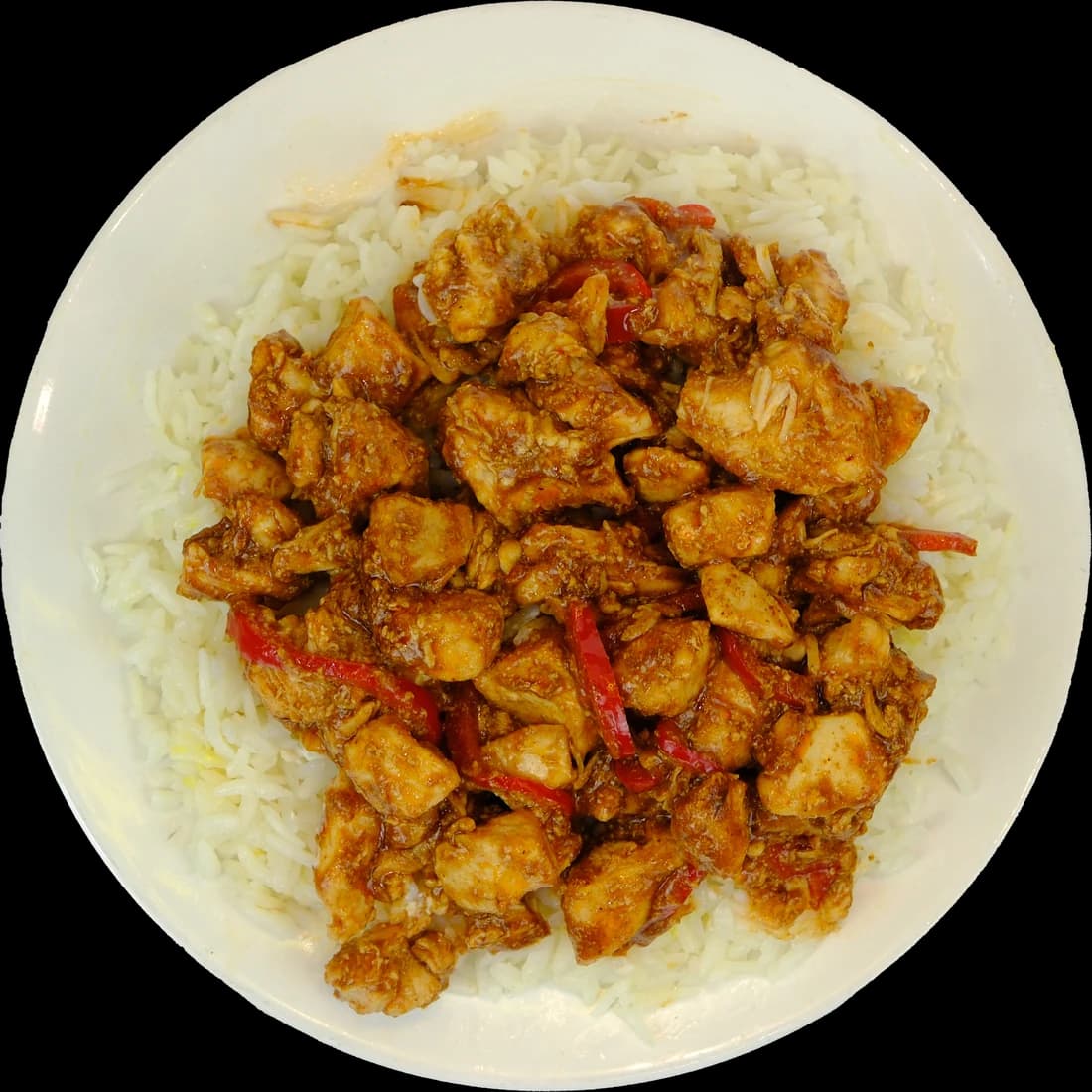 Barbekü Soslu Tavuklu Pilav